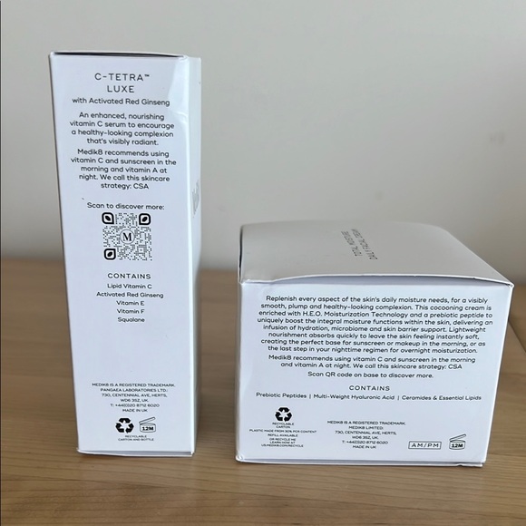 C-Tetra Luxe Serum and Total Moisture Cream Set - White - Picture 4 of 7